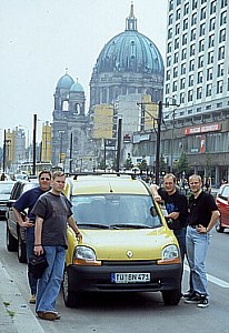 mit dem Kangoo in Berlin